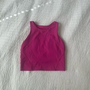 Women's Sonic Pink Lululemon high neck align tank
